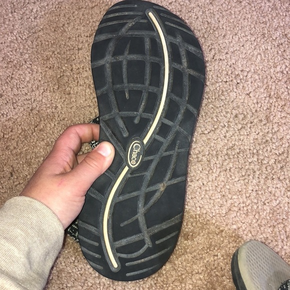 Chaco Z2 Classic White Black Strappy Sport Hiking Sandals Shoes Women’s Size 9​ - Picture 6 of 7